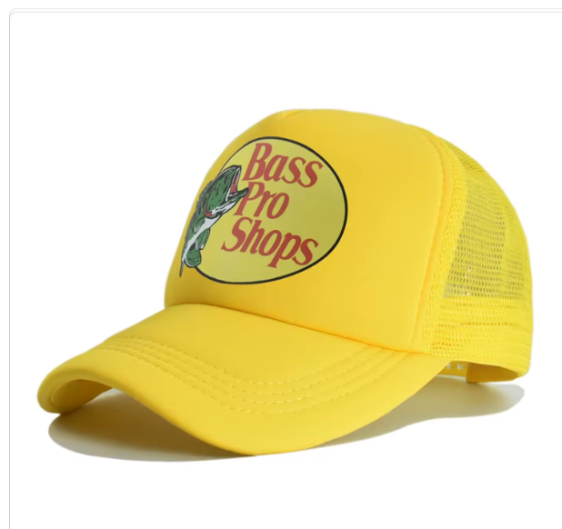 Bass Pro Shops Trucker Hat Yellow